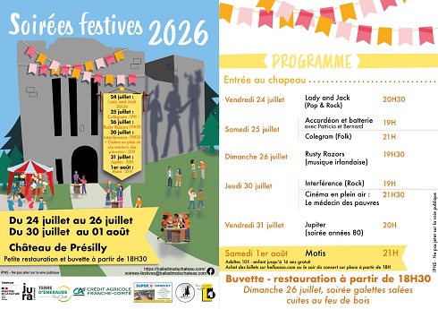 Soirées festives 2026